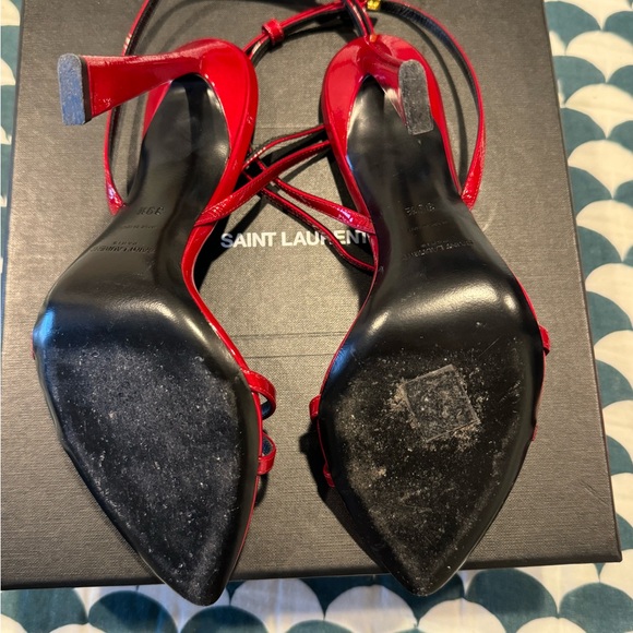 YSL sandals Vernice Red. - Picture 7 of 7